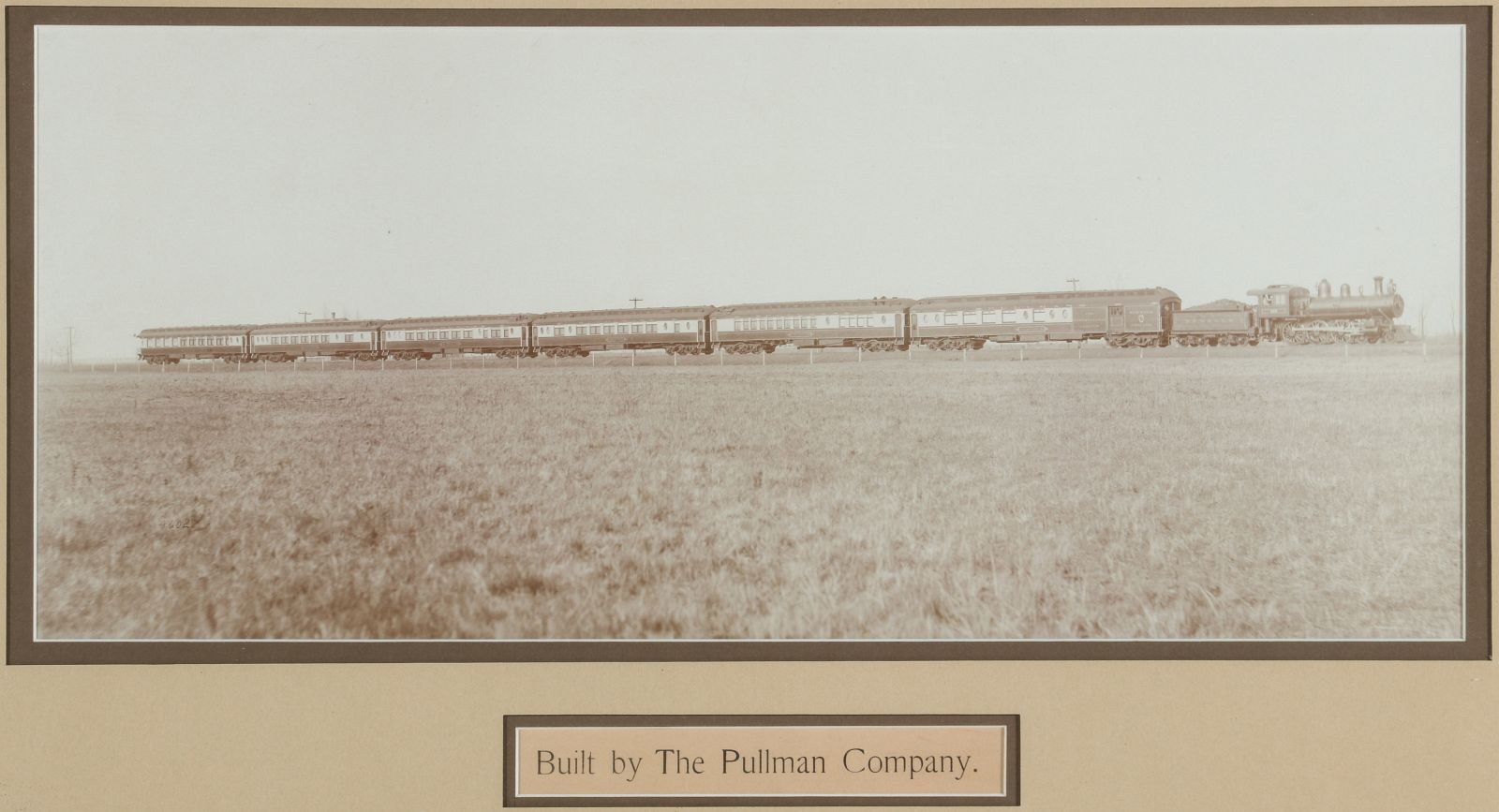 A PULLMAN COMPANY BUILDER'S PHOTO CIRCA 1890/1900