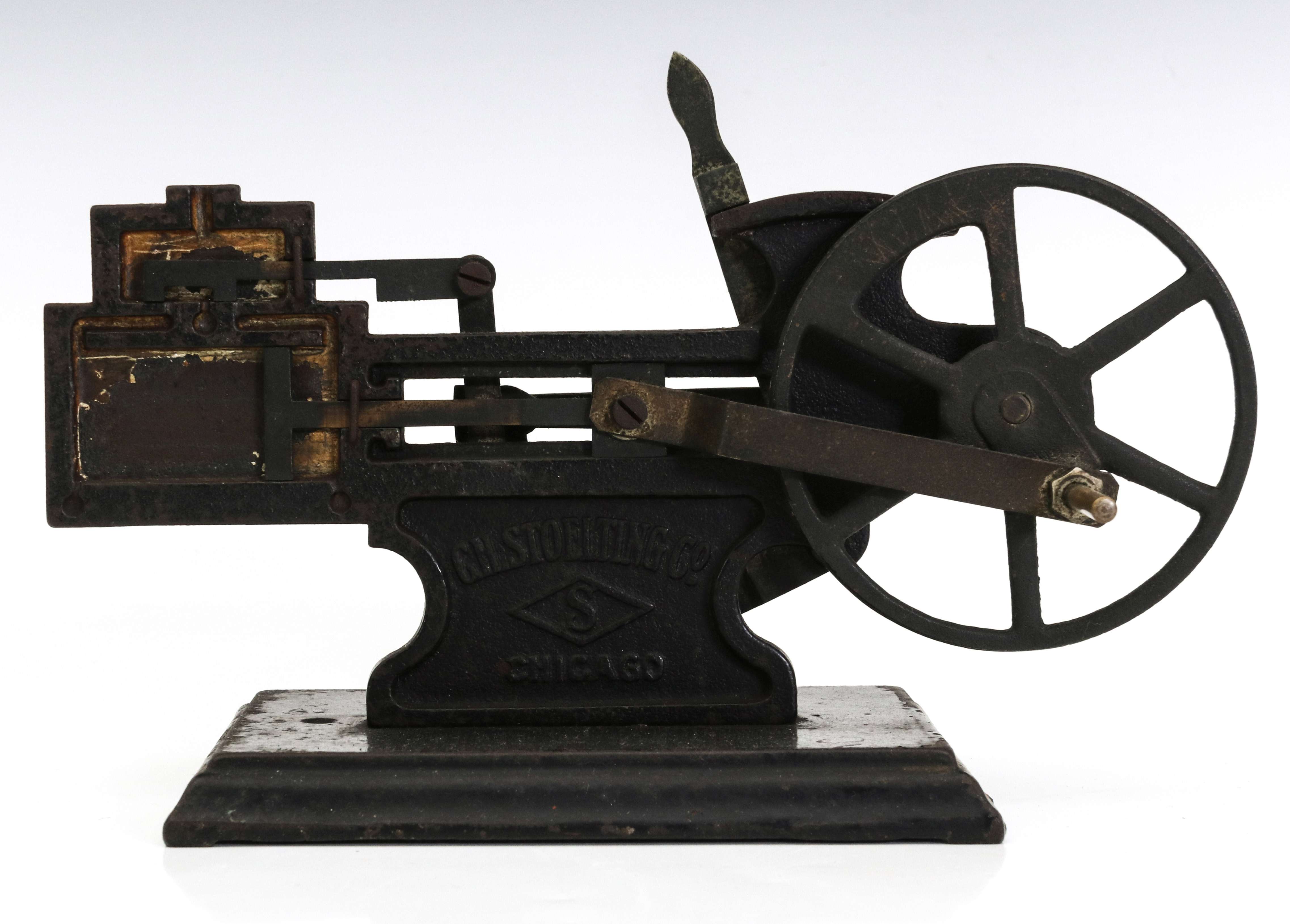 A LATE 19TH C. STOELTING STEAM ENGINE DEMONSTRATOR
