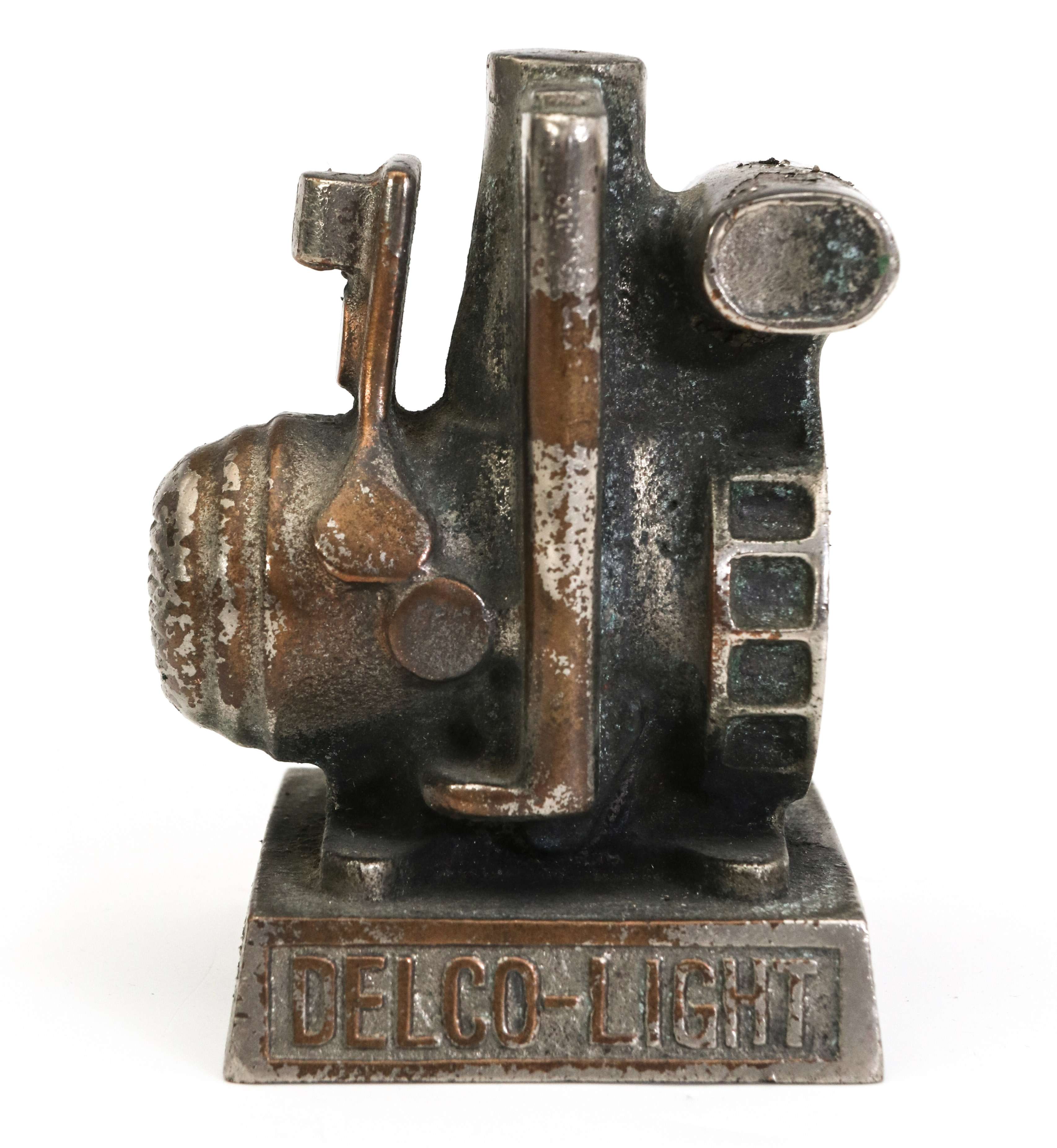 DELCO LIGHT HIT-N-MISS ENGINE ADVERTG PAPERWEIGHT