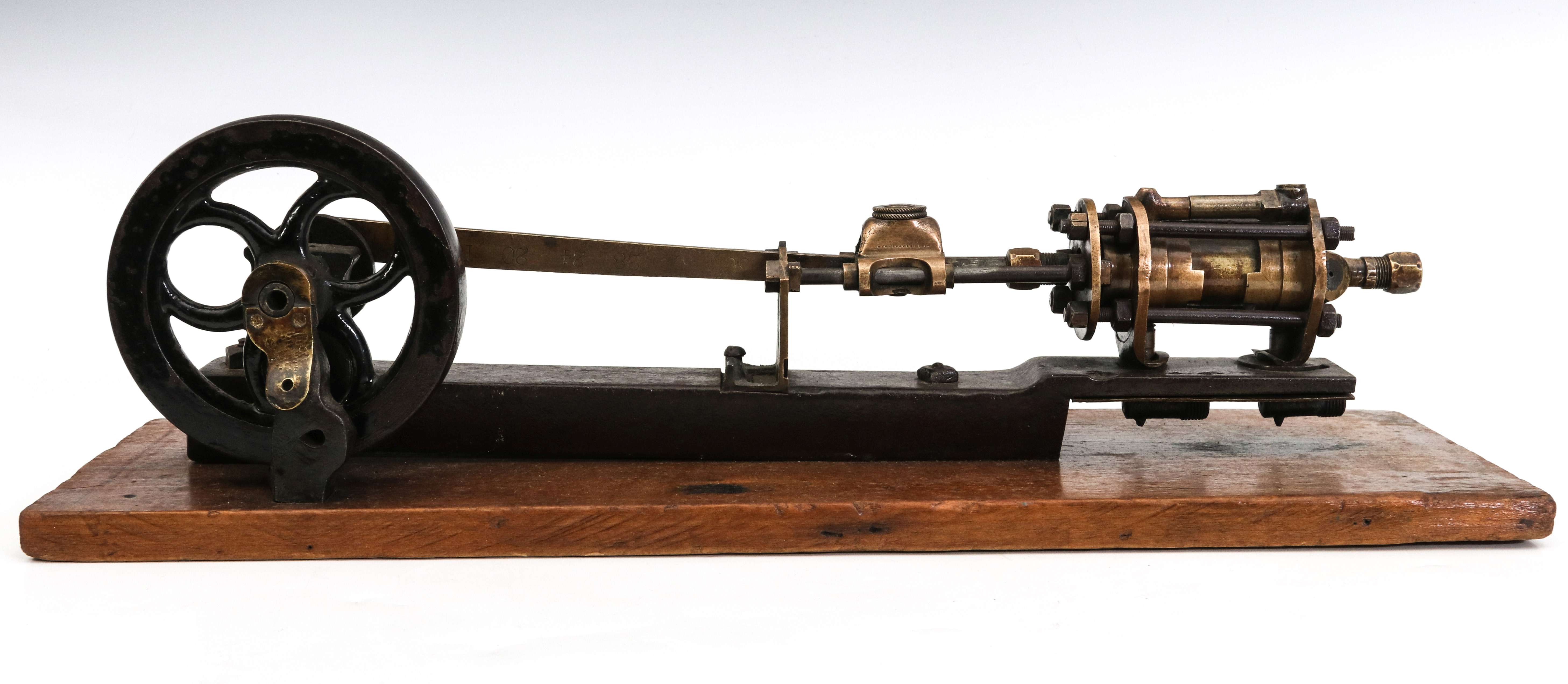 INTERESTING 1877 IRON & BRASS ENGINE DEMONSTRATOR