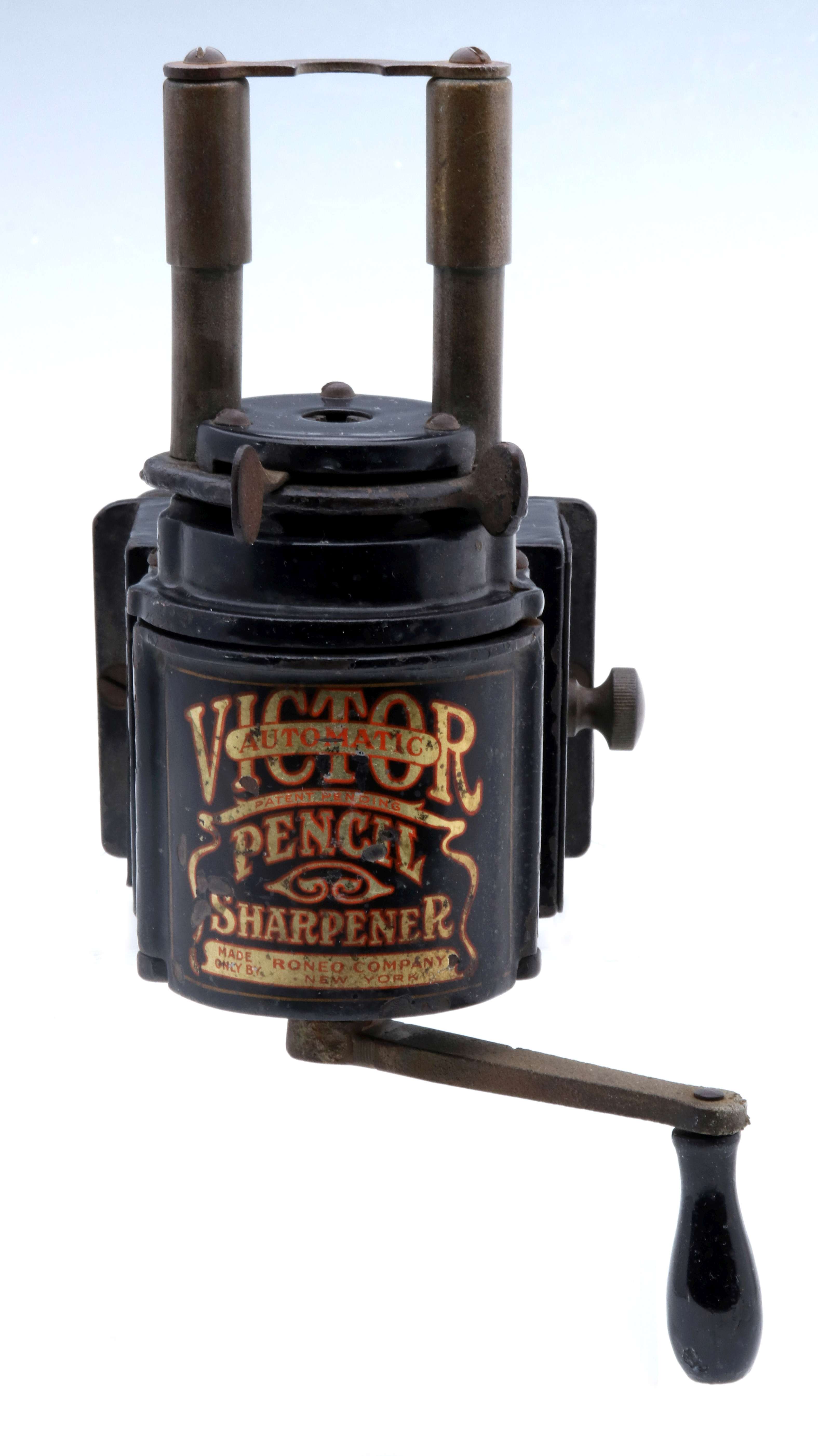 A 'VICTOR AUTOMATIC' RONEO PENCIL SHARPENER, 1913