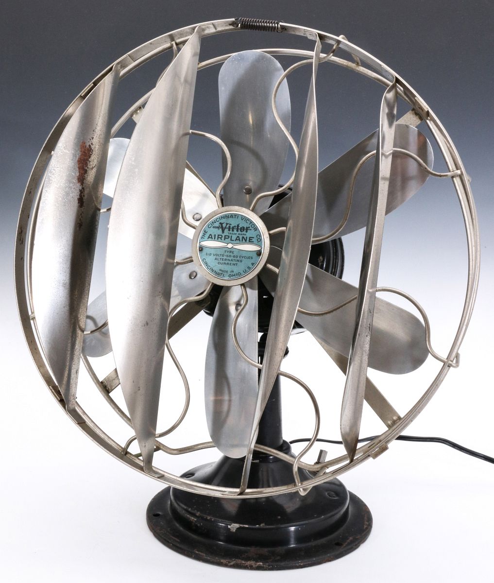 A VICTOR CO. 'AIRPLANE' FAN WITH BREEZE SPREADER