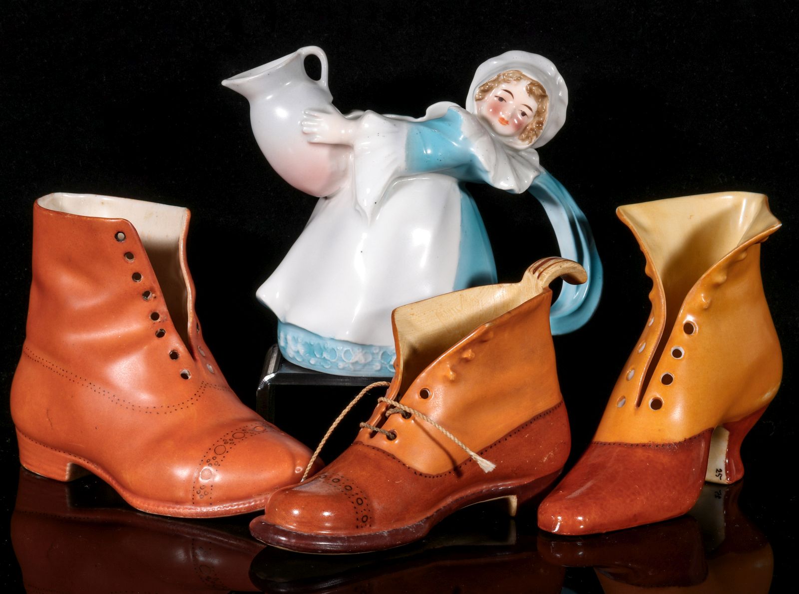 A COLLECTION OF ROYAL BAYREUTH FIGURAL PORCELAIN