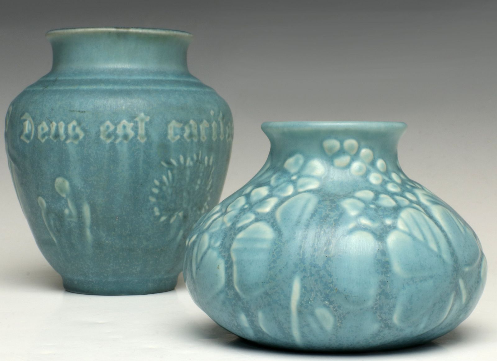 TWO ROOKWOOD POTTERY VASES CIRCA 1934