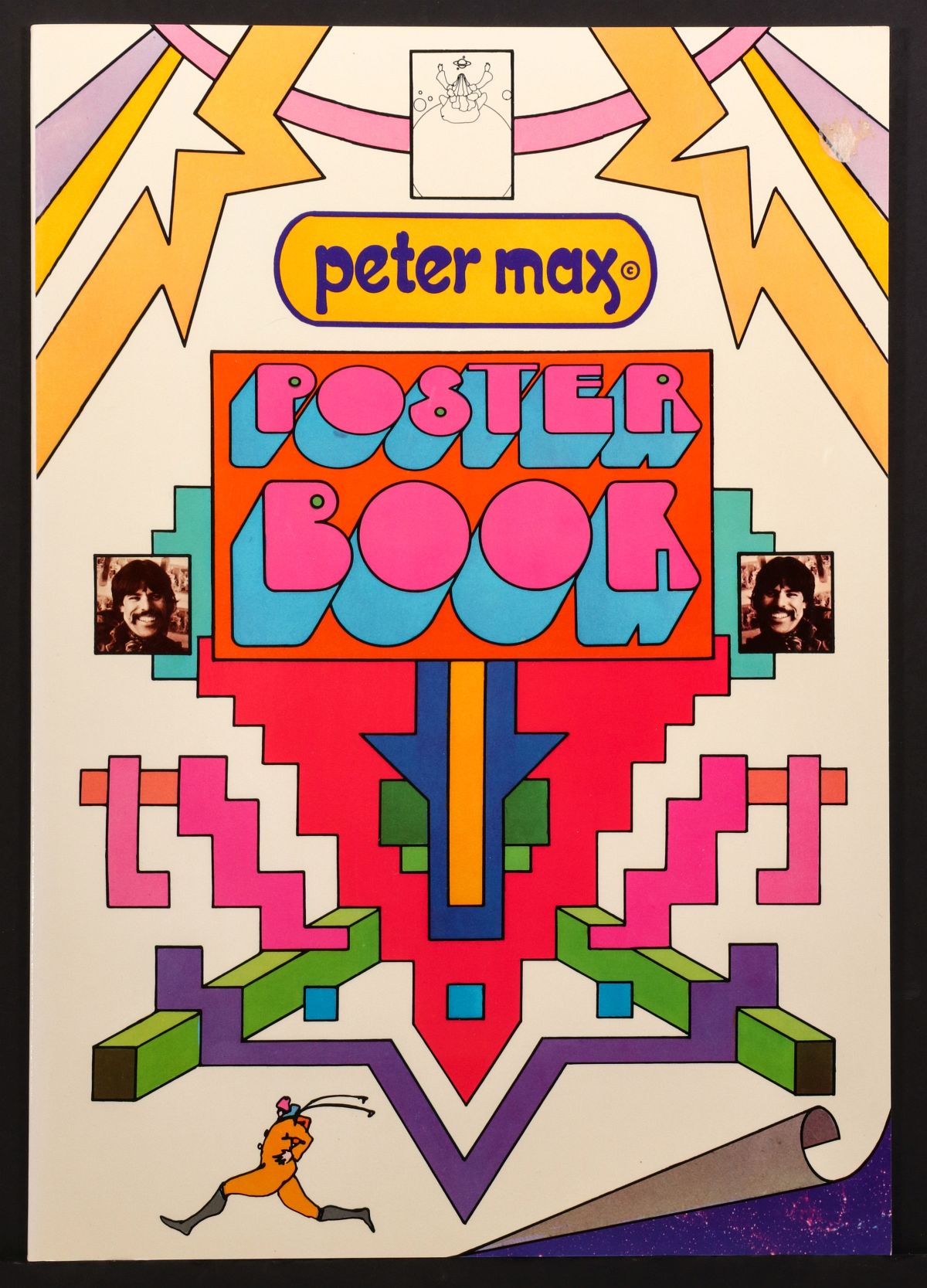 A SIGNED PETER MAX PSYCHEDELIC 'POSTER BOOK' 1970
