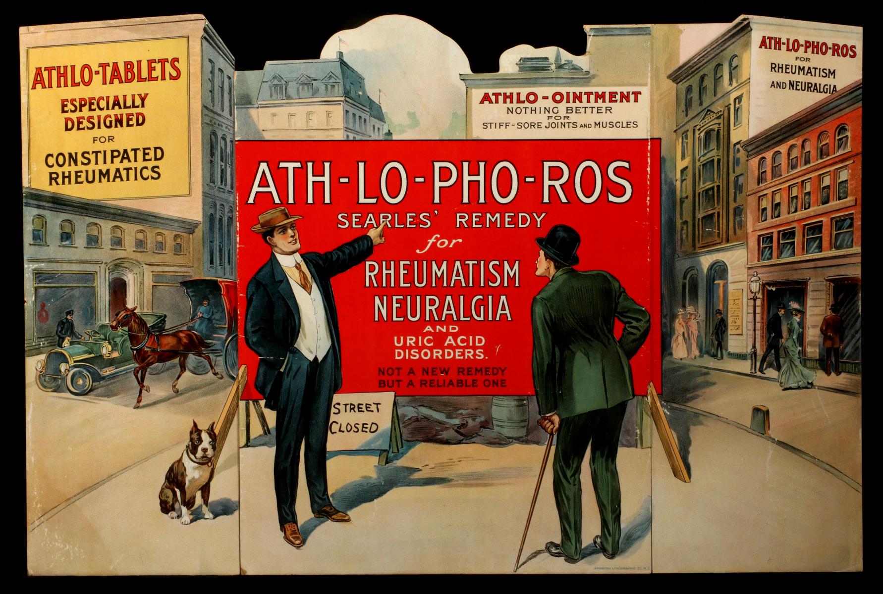 'ATH-LO-PHO-ROS' BRAND PATENT MEDICINE ADVERTISING