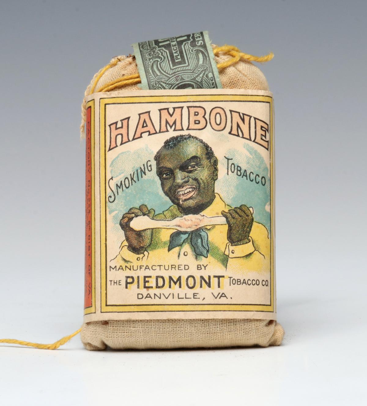 A 'HAMBONE' BRAND UNUSED TOBACCO POUCH, C. 1917