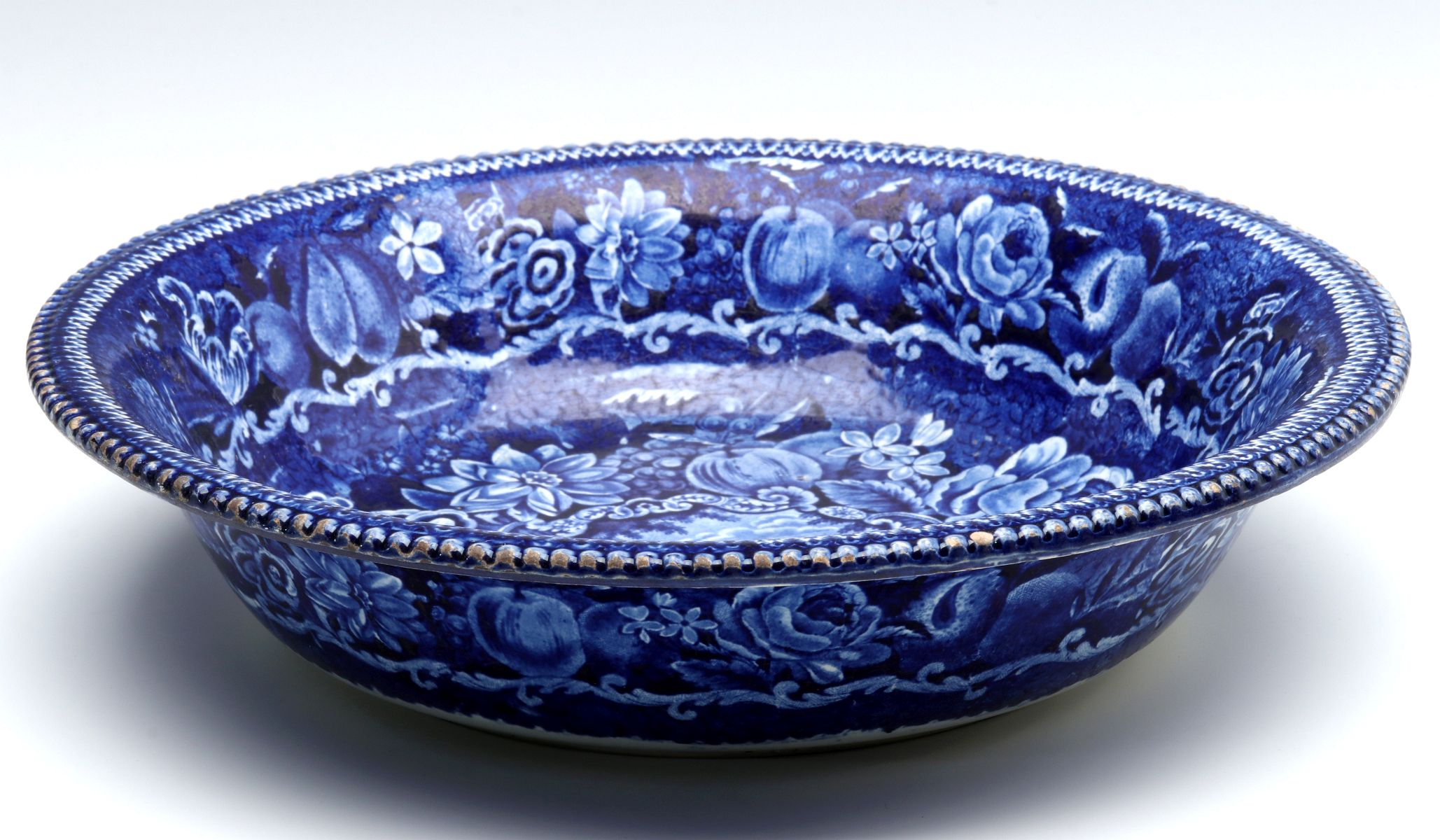 HISTORICAL STAFFORDSHIRE 'WARLEIGH HOUSE' BOWL