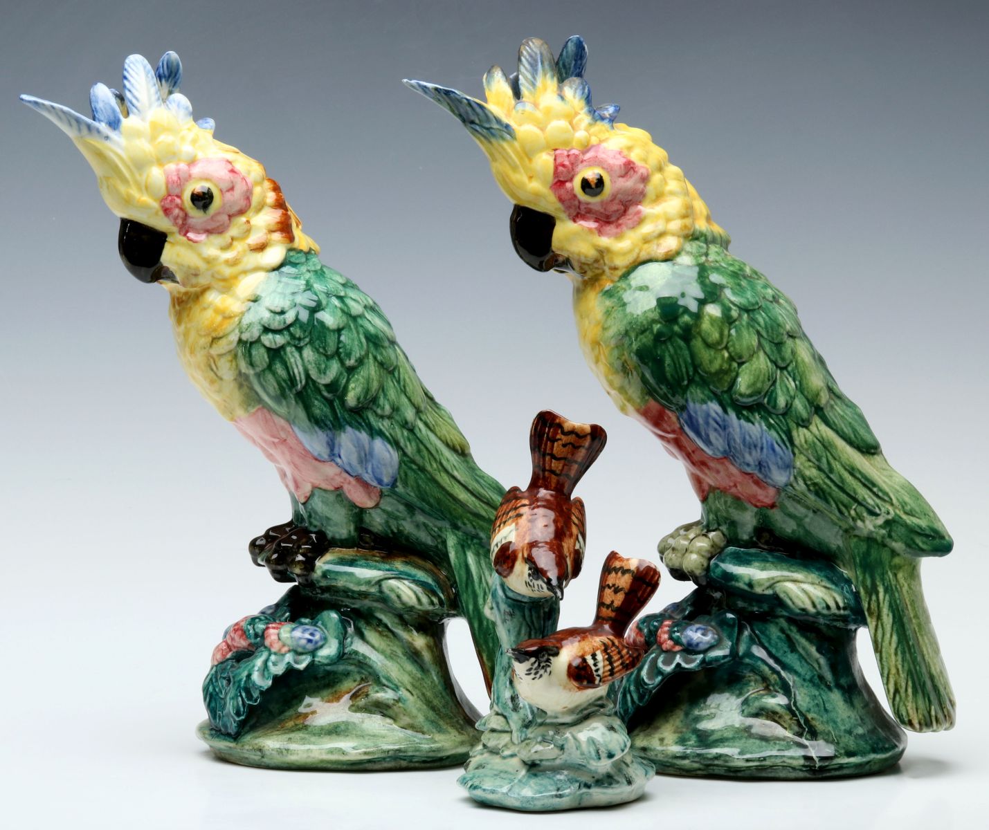 THREE STANGL POTTERY BIRD FIGURES