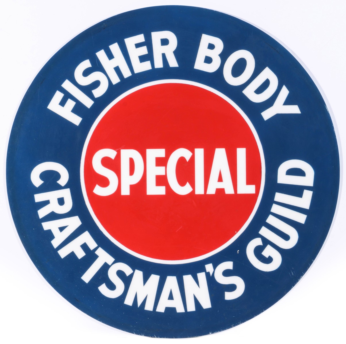 FISHER BODY CRAFTSMAN'S GUILD SPECIAL TRAIN SIGN LENS