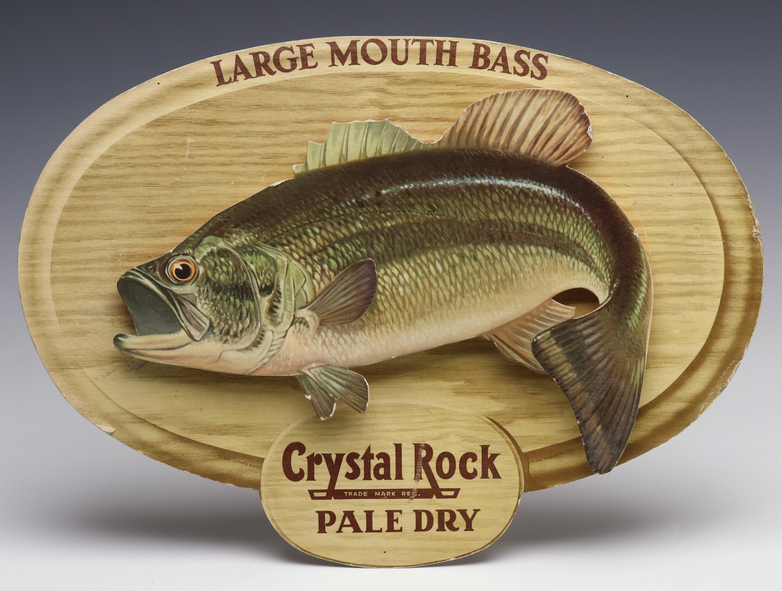 RARE CRYSTAL ROCK PALE DRY BEER ADVERTISING SIGN