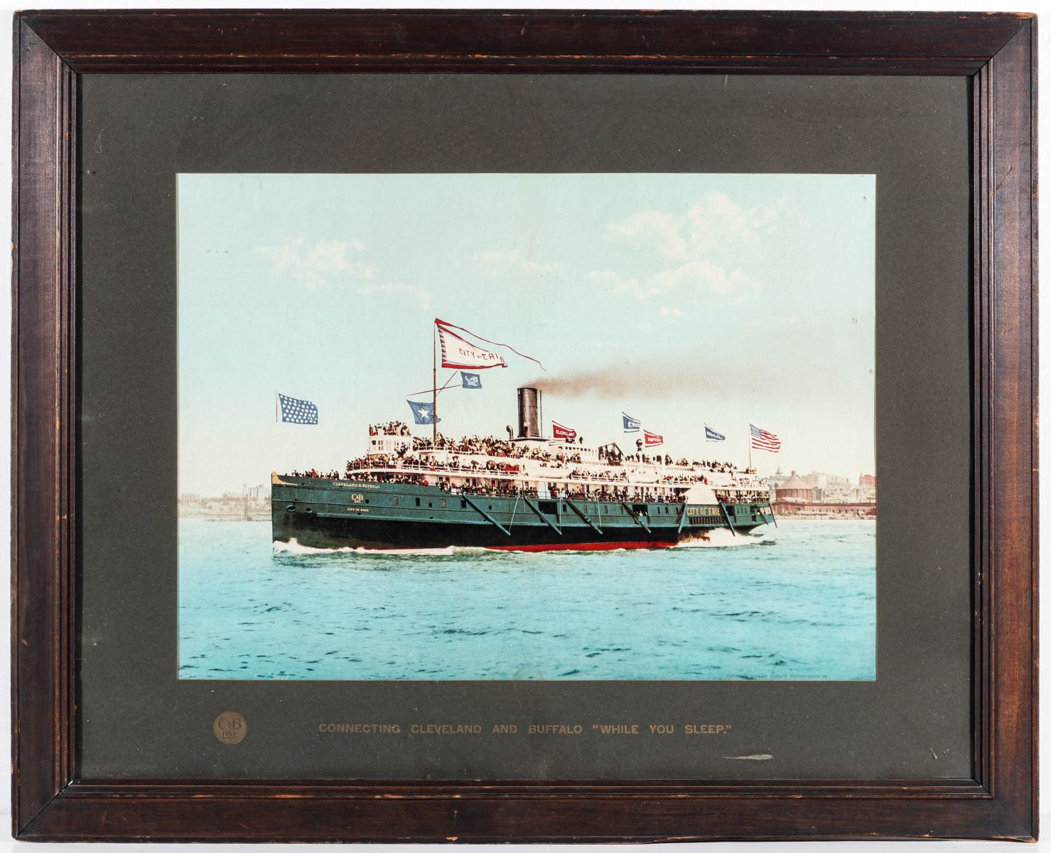 THE CITY OF ERIE STEAMSHIP OF CLEVELAND & BUFFALO LINE