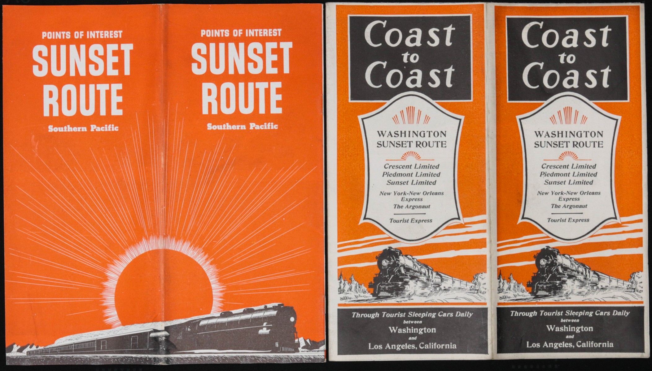 A COLLECTION OF SOUTHERN PACIFIC TIME TABLES, BROCHURES