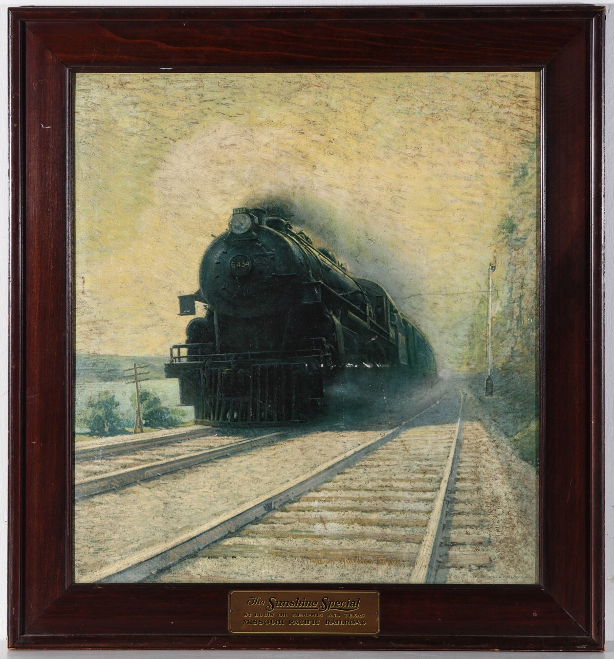A MOPAC RR 'THE SUNSHINE SPECIAL' ADVERTISING PRINT