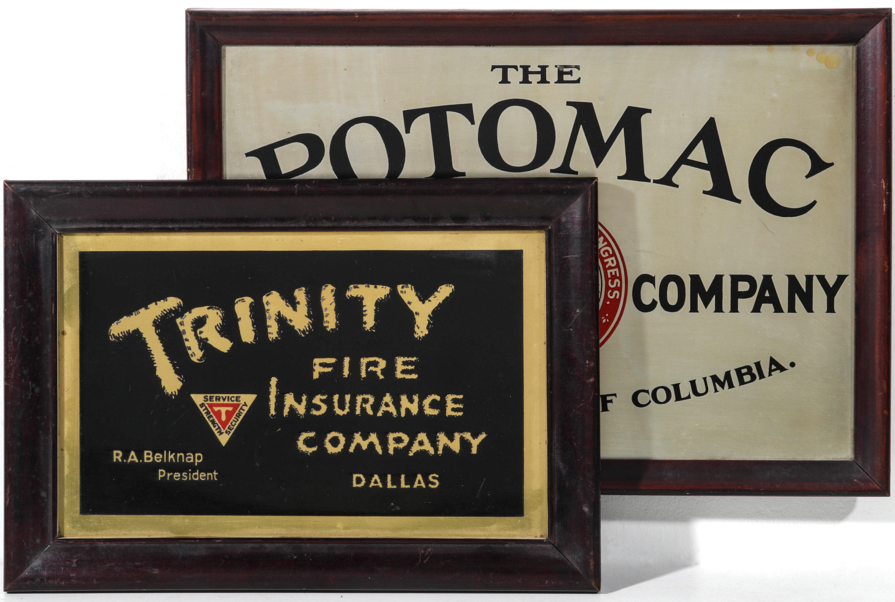 TRINITY INSURANCE AND THE POTOMAC INSURANCE CO SIGNS