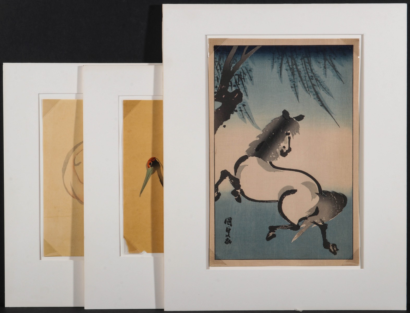 A COLLECTION OF SIX 20TH CEN JAPANESE WOODBLOCK PRINTS