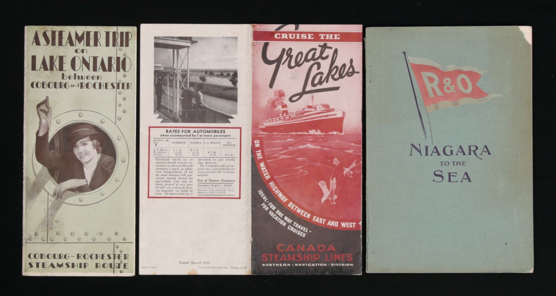 CANADIAN STEAMSHIP GREAT LAKES CRUISE BROCHURES C 1925