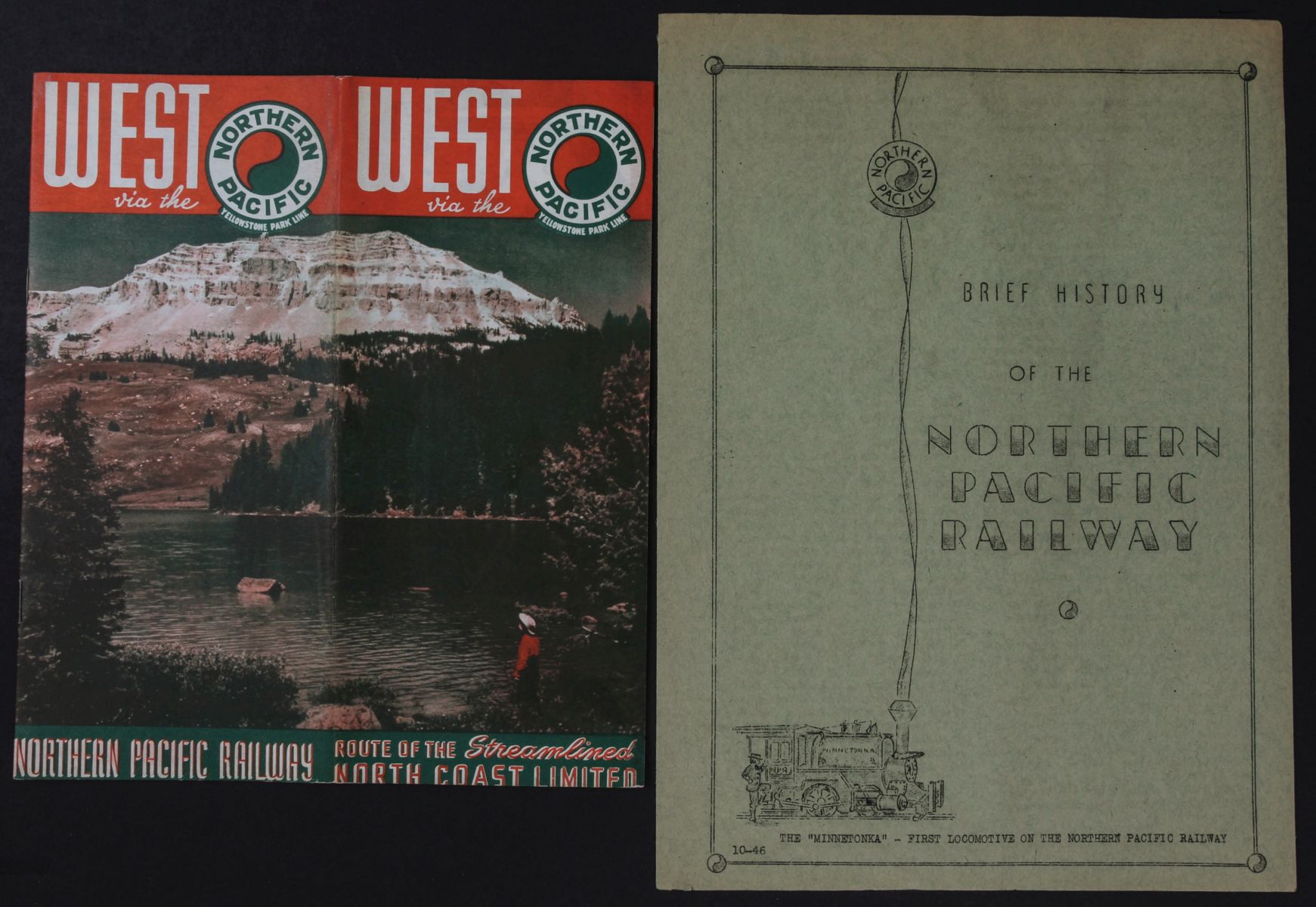A COLLECTION OF NORTHERN PACIFIC RAILROAD EPHEMERA