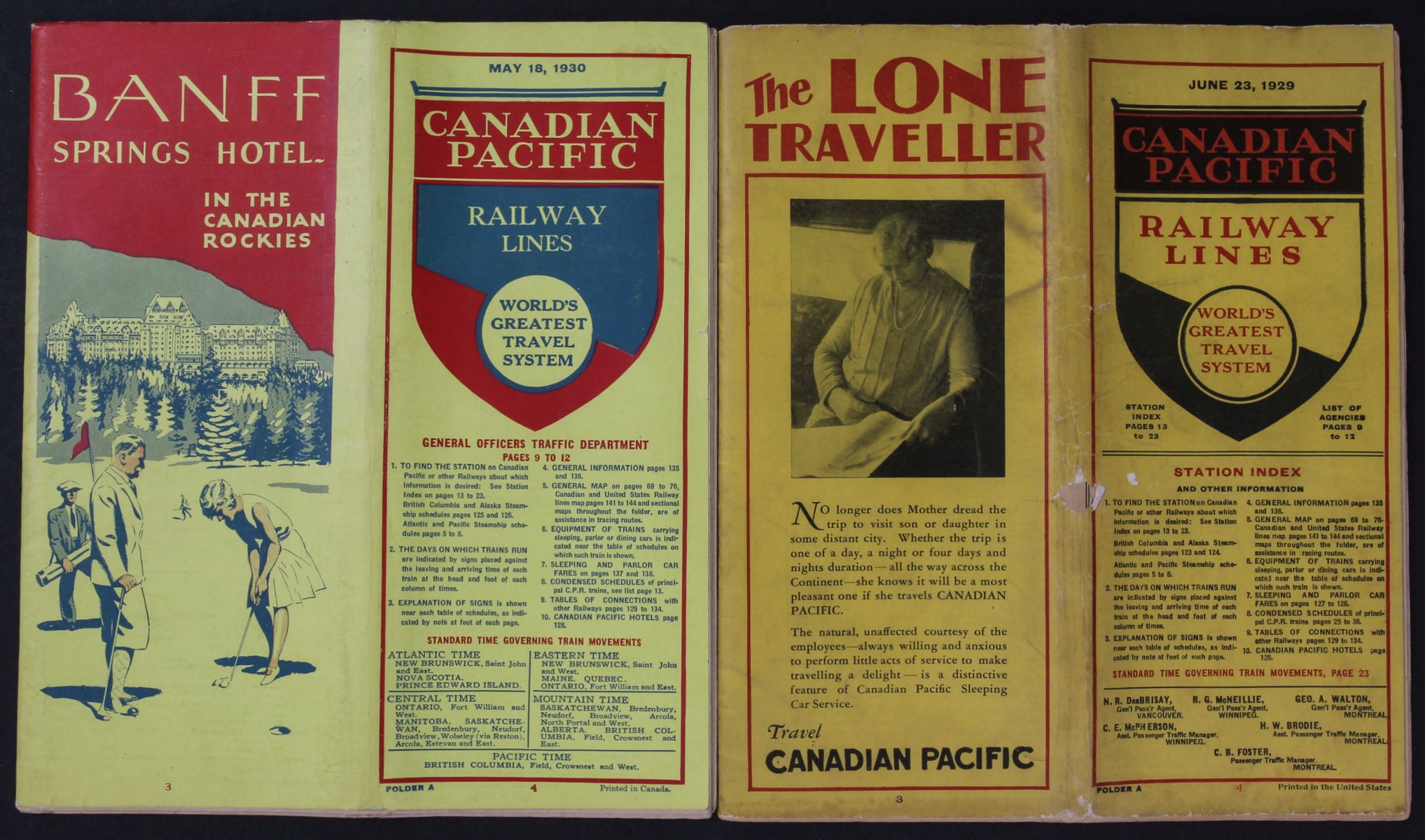 A COLLECTION OF CANADIAN PACIFIC RAILWAY EPHEMERA