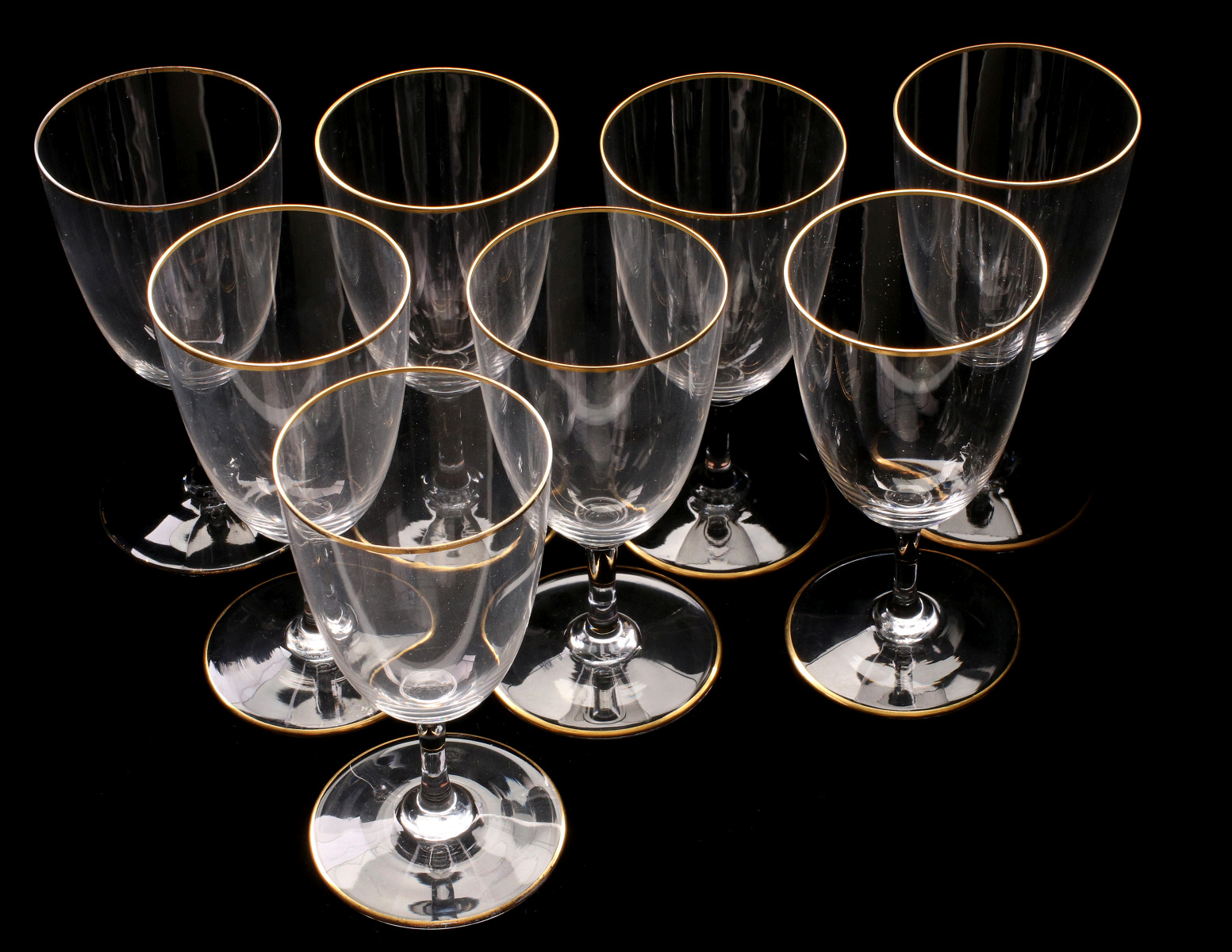 BACCARAT 'DIRECTOIRE' CRYSTAL SHERRY GLASSES