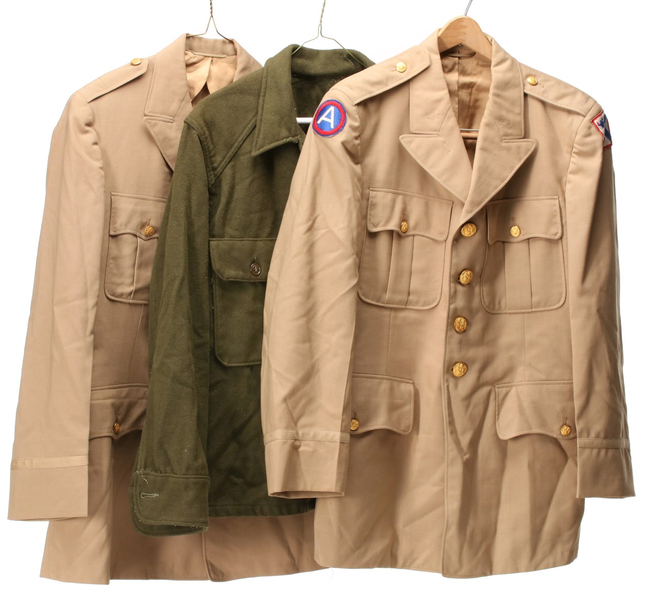 ARMY, NAVY, AAF, USMC AND OTHER WWII UNIFORMS