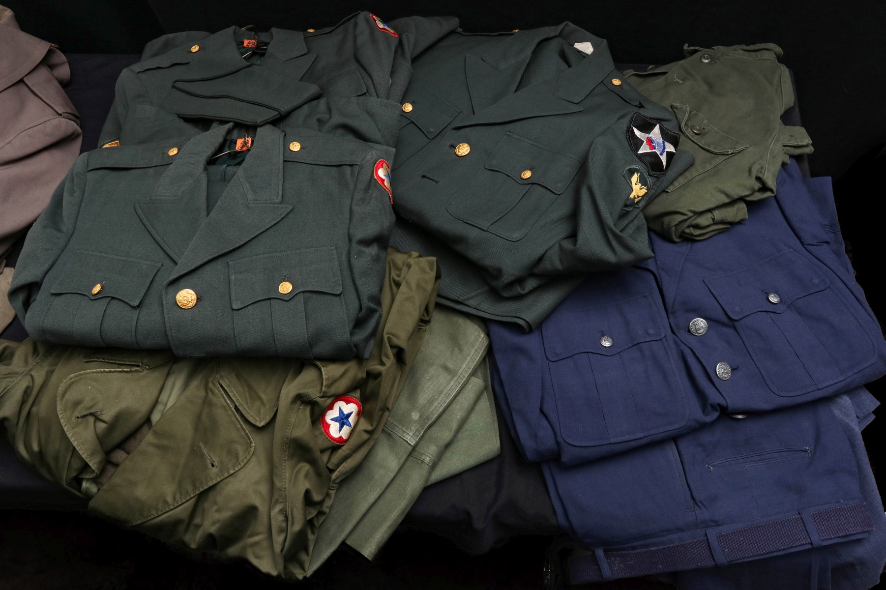 POST WAR ARMY AND AIR FORCE UNIFORMS, OFFICER UNIFORMS