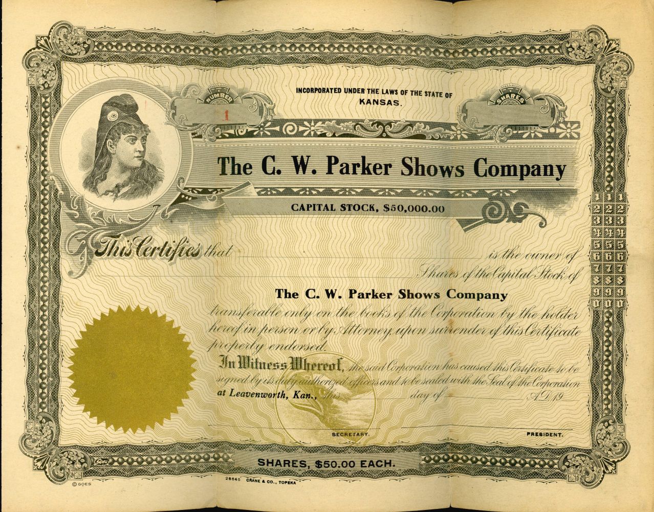 A COLLECTION OF C.W. PARKER AMUSEMENT CO. EPHEMERA