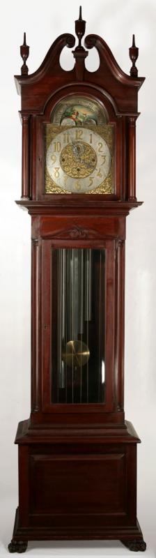 MULLER / HERSCHEDE STYLE GRANDFATHER CLOCK C. 1900