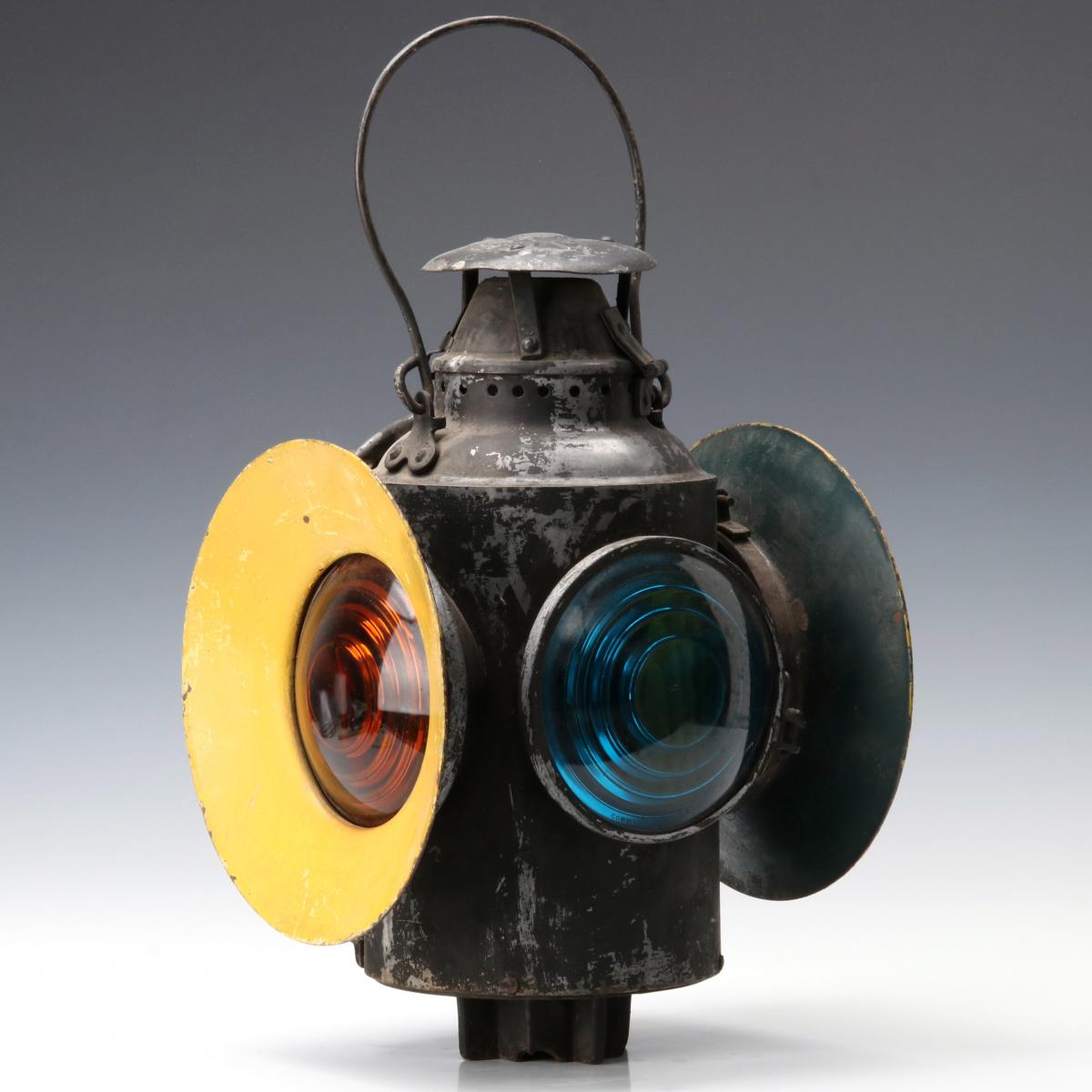 A CANADIAN PACIFIC RAILROAD SWITCH LAMP