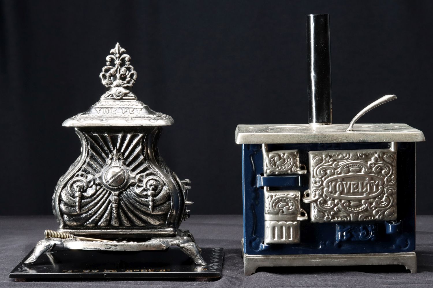'THE PET' AND 'NOVELTY' REPRODUCTION IRON TOY STOVES