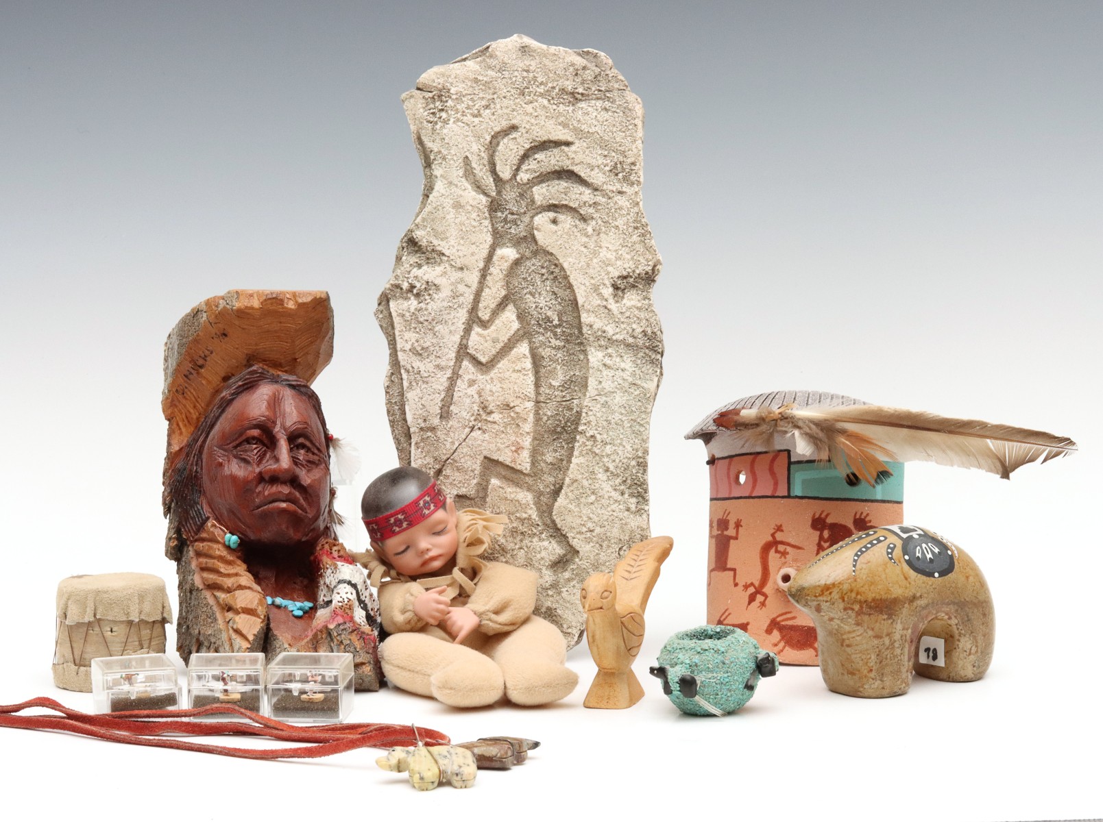 NATIVE AMERICAN INSPIRED CRAFTS AND CARVINGS