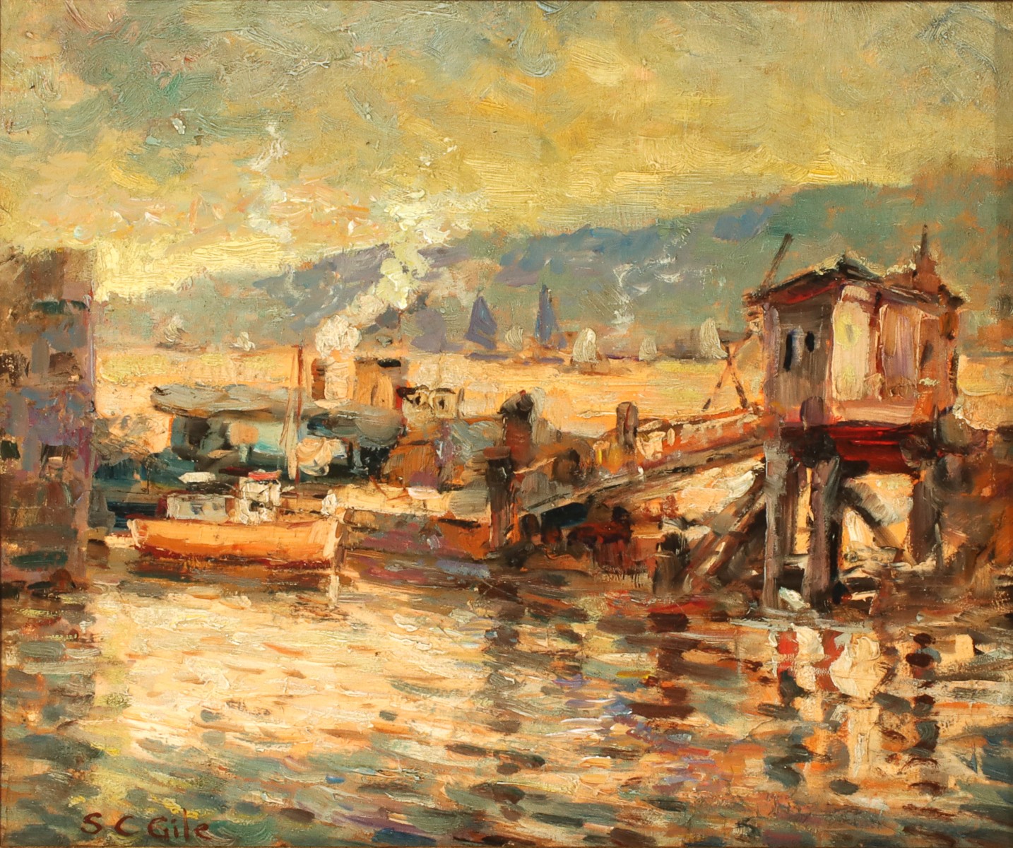 SELDON CONNOR GILE (1877-1947) OIL ON PANEL