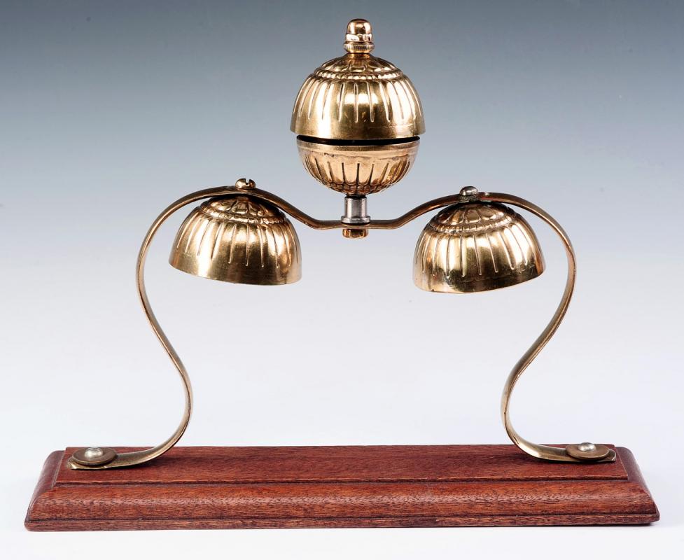 SOLID BRASS OPEN MOUTH AND TWO-PIECE HAMES BELLS