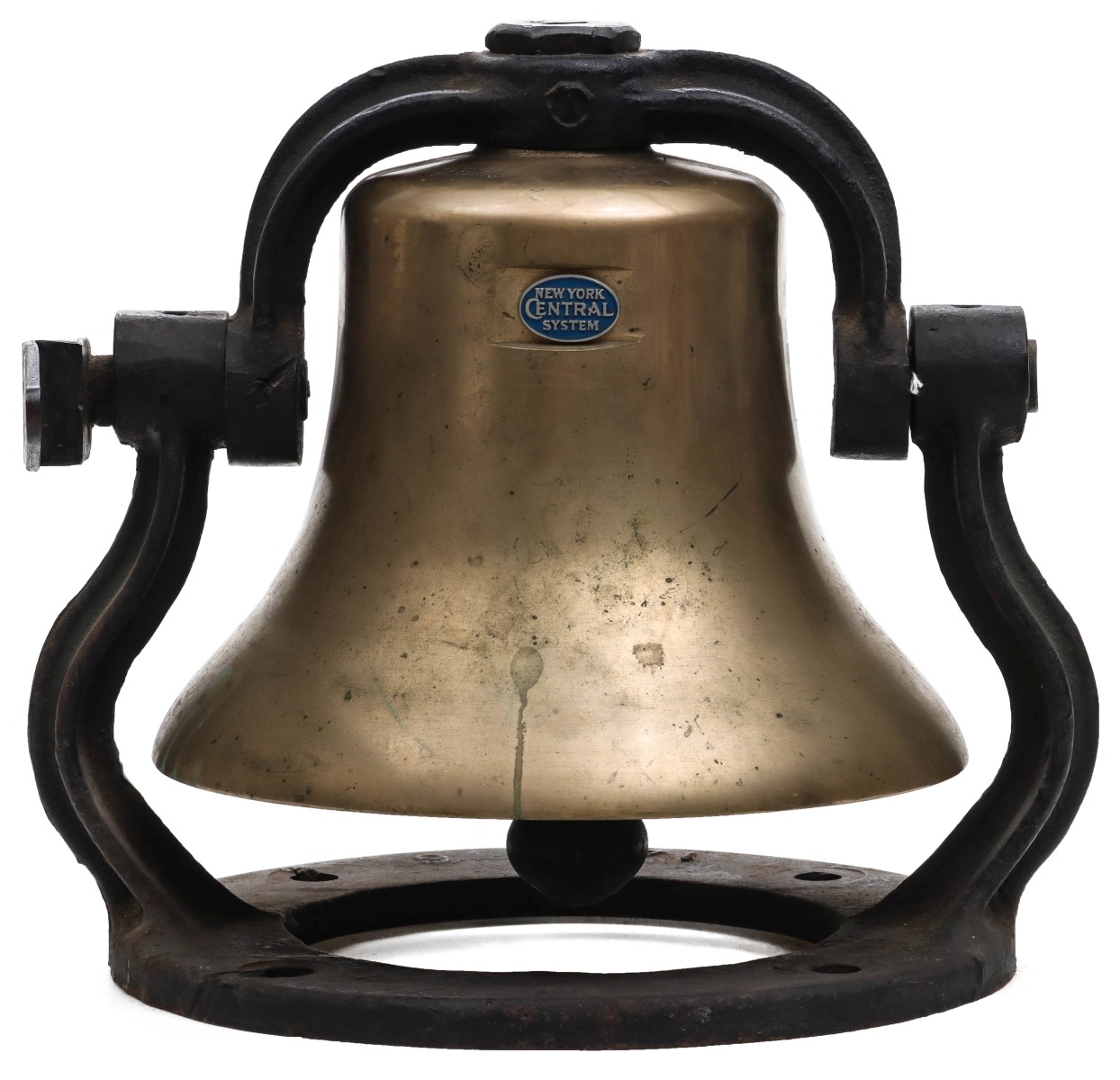 A NEW YORK CENTRAL LOCOMOTIVE BELL ATTR TO MOHAWK 2823