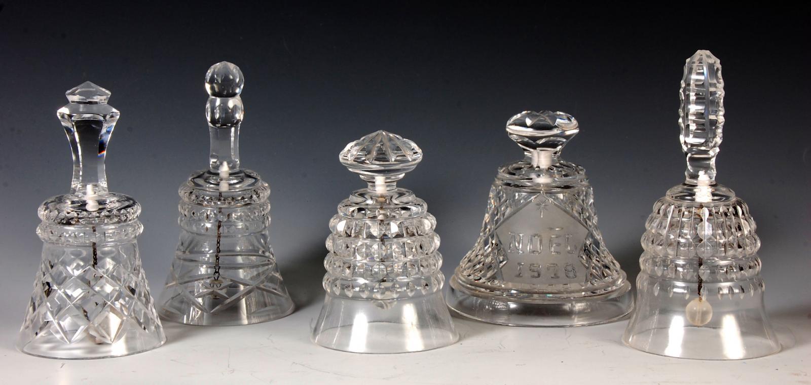 WATERFORD AND OTHER CRYSTAL BELLS 