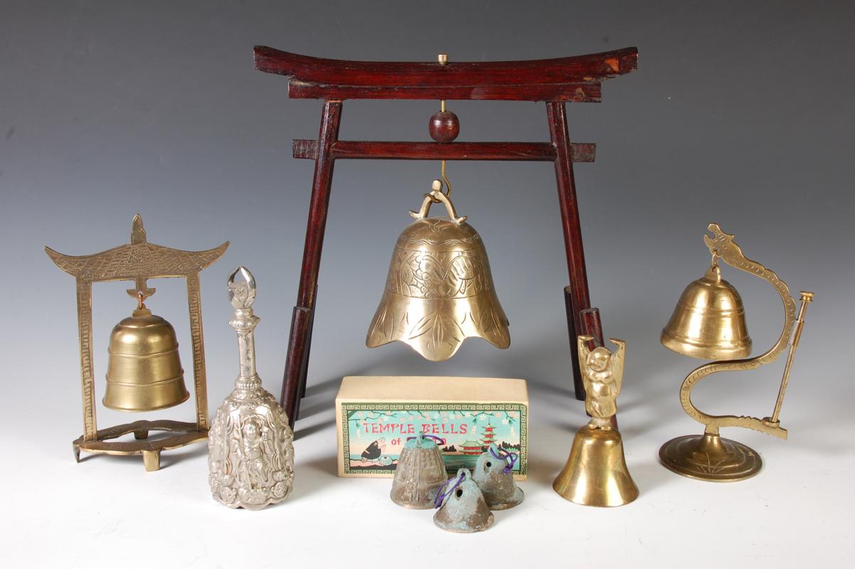 LOT OF ASIAN THEMED BELLS