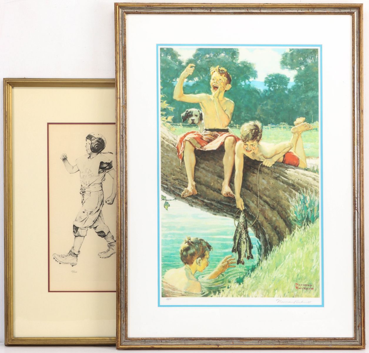 NORMAN ROCKWELL (1894-1978) PENCIL SIGNED PRINTS