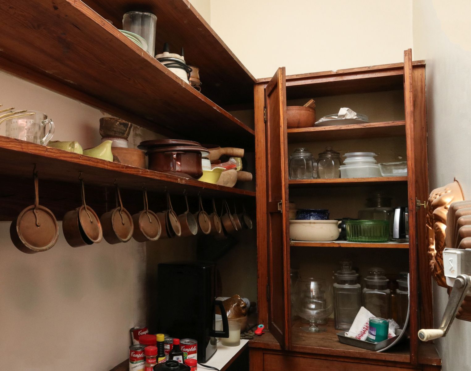 THE CONTENTS OF A KITCHEN PANTRY AS SHOWN - AS-IS