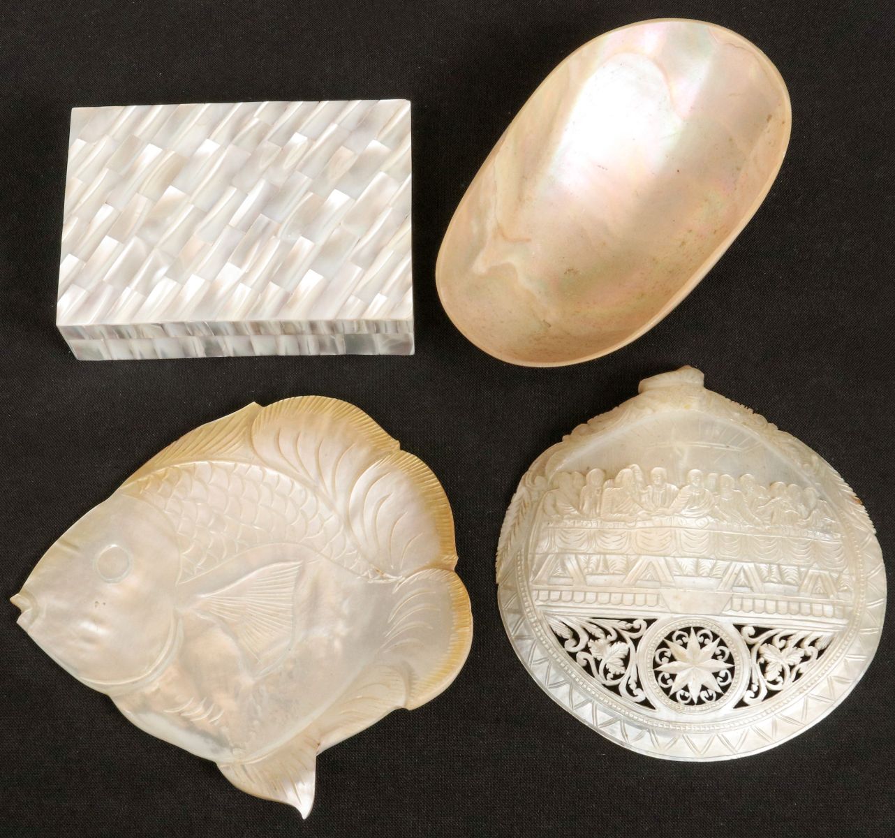 OBJECTS MADE FROM OR WITH MOTHER OF PEARL