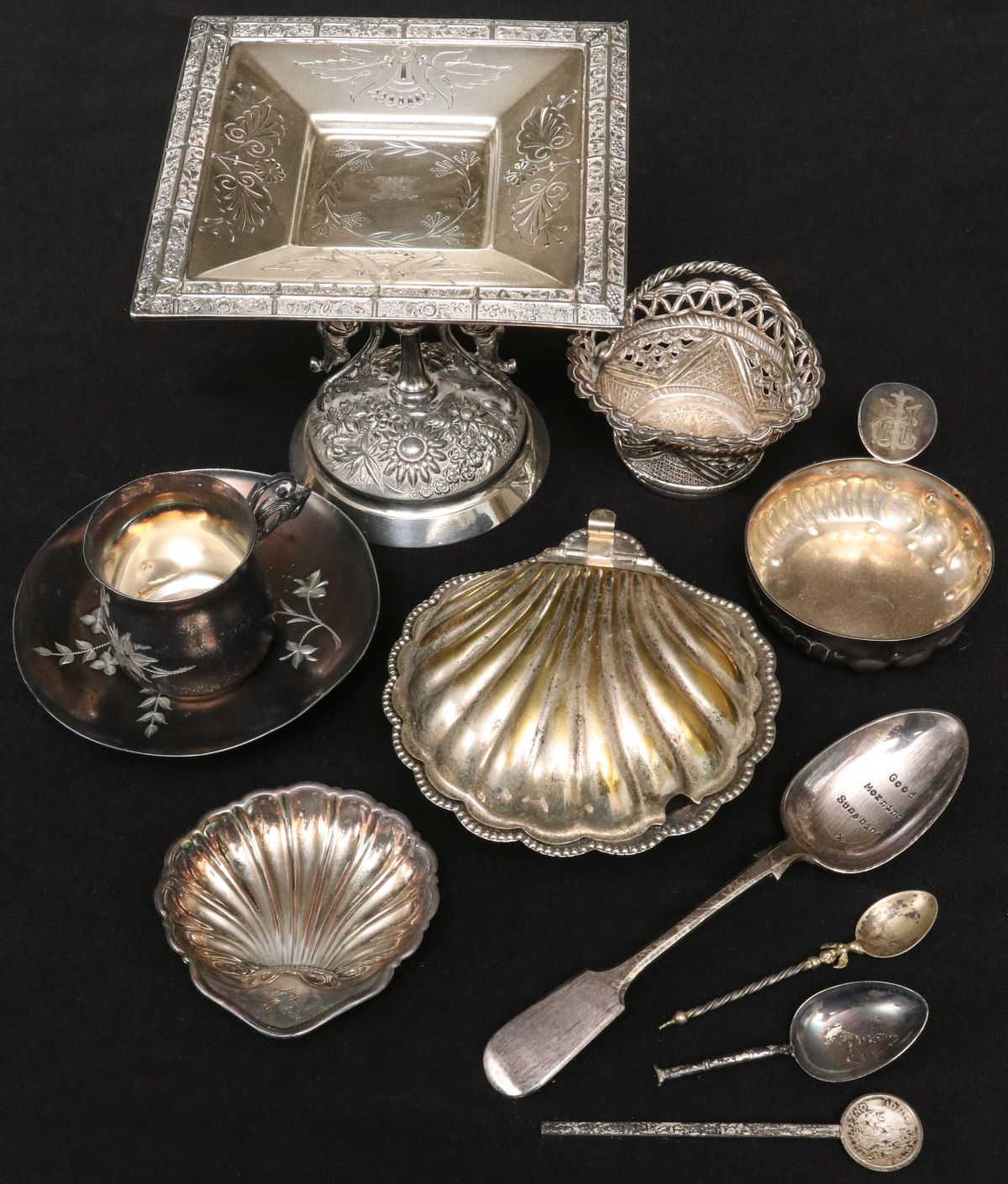 TUFTS AND OTHER VICTORIAN SILVER PLATE