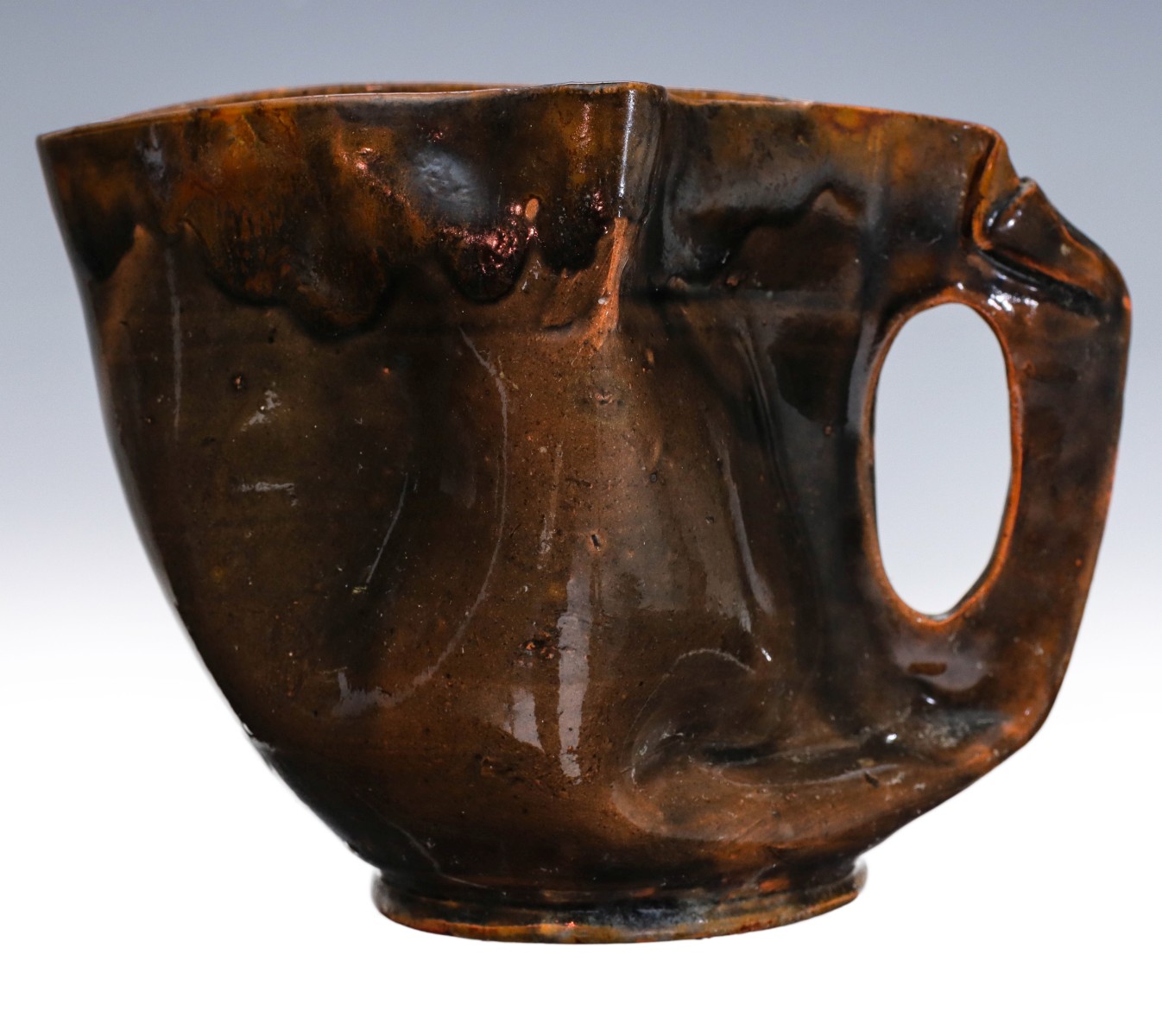 GEORGE OHR (1857-1918) ART POTTERY PITCHER