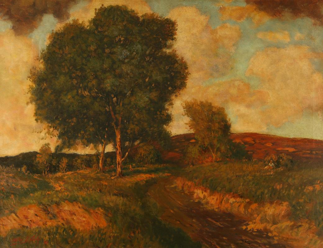 MILES JEFFERSON EARLY (TEXAS 1886-1957) OIL ON CANVAS 