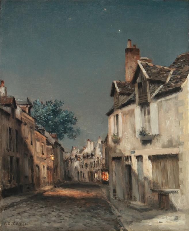 JEAN CHARLES CAZIN (1841-1901) OIL ON CANVAS