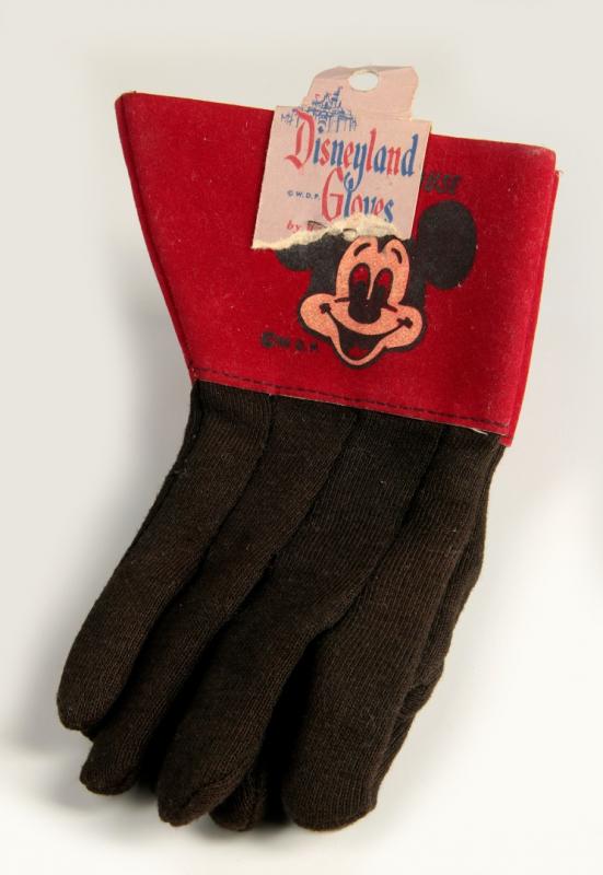 A PAIR VINTAGE MICKEY MOUSE DISNEYLAND GLOVES