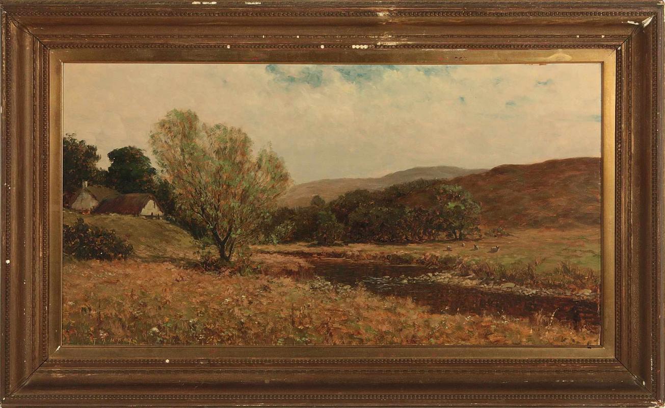 THOMAS MCKAY (1870-1930) OIL ON ARTIST'S BOARD