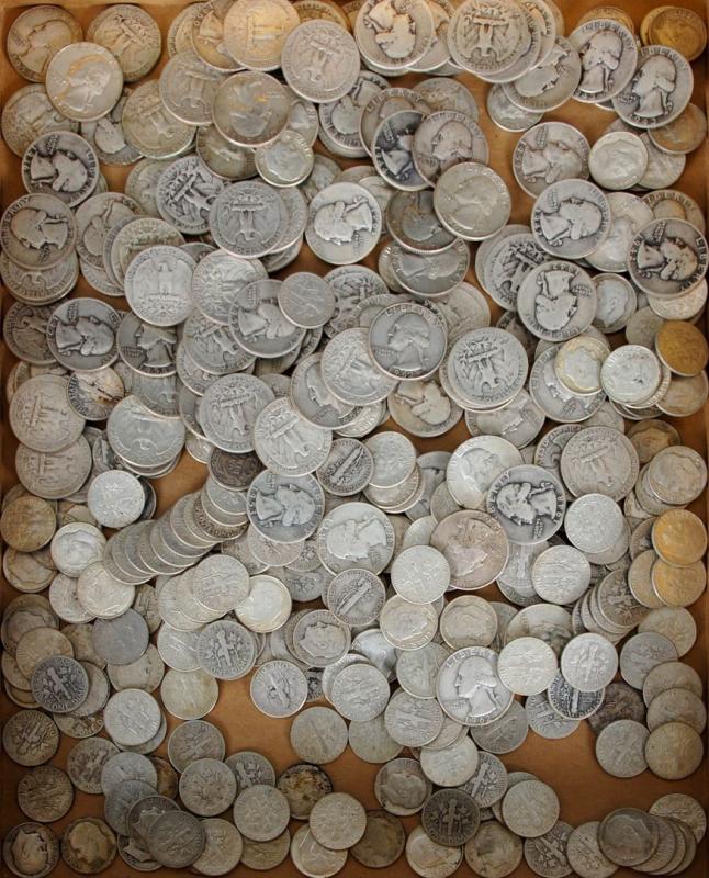 UNITED STATES SILVER COINAGE, $50.80 FACE VALUE