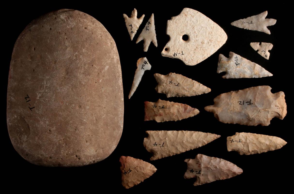 A LARGE GROUP OF TEXAS ARTIFACTS