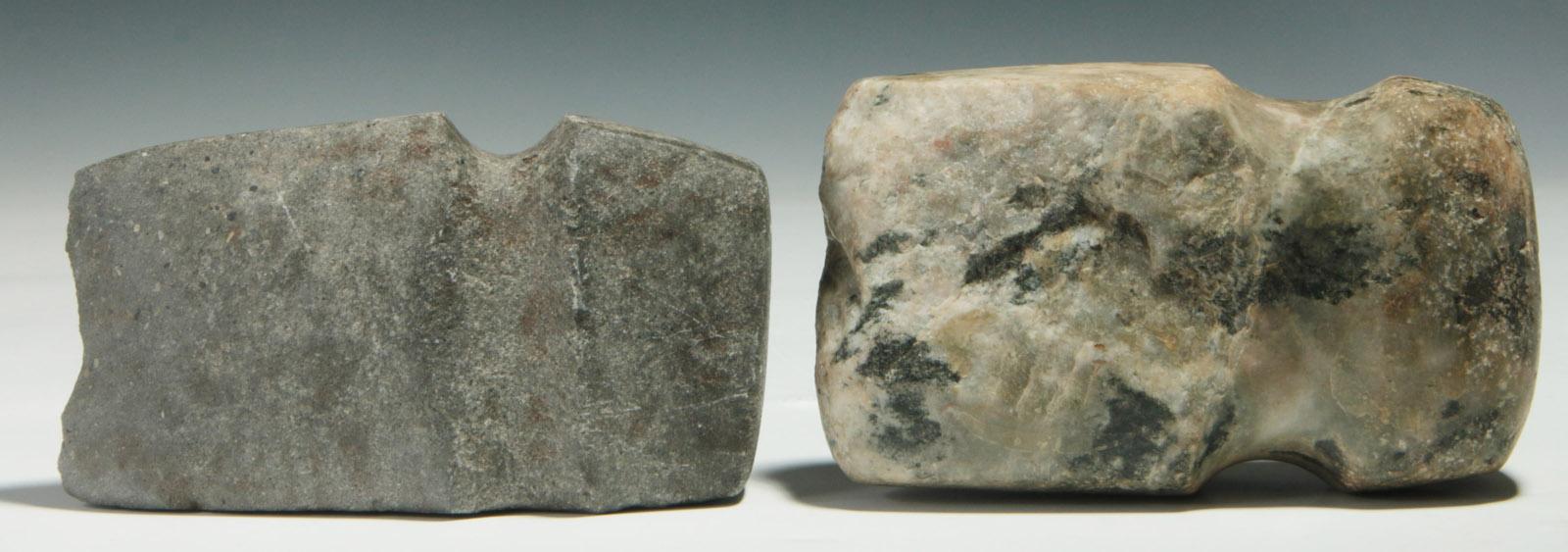 A 5.5-INCH TWO STONE AXE FORMS