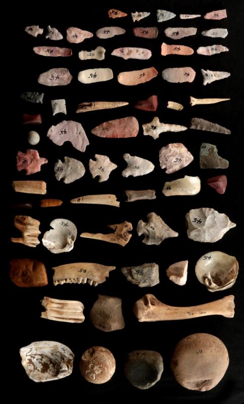 A LARGE GROUP OF VARIOUS ARTIFACTS