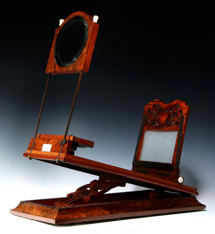 A NEGRETTI ZAMBRA 19TH C TABLE-TOP GRAPHOSCOPE